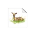 Picture of Deer in grass _GroupedProduct_Square_Mini_ _GroupedProduct_Square_Unframed_Print_Only_