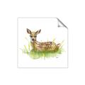 Picture of Deer in grass _GroupedProduct_Square_Mini_ _GroupedProduct_Square_Unframed_Print_Only_