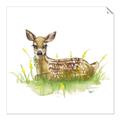 Picture of Deer in grass _GroupedProduct_Square_Mini_ _GroupedProduct_Square_Unframed_Print_Only_