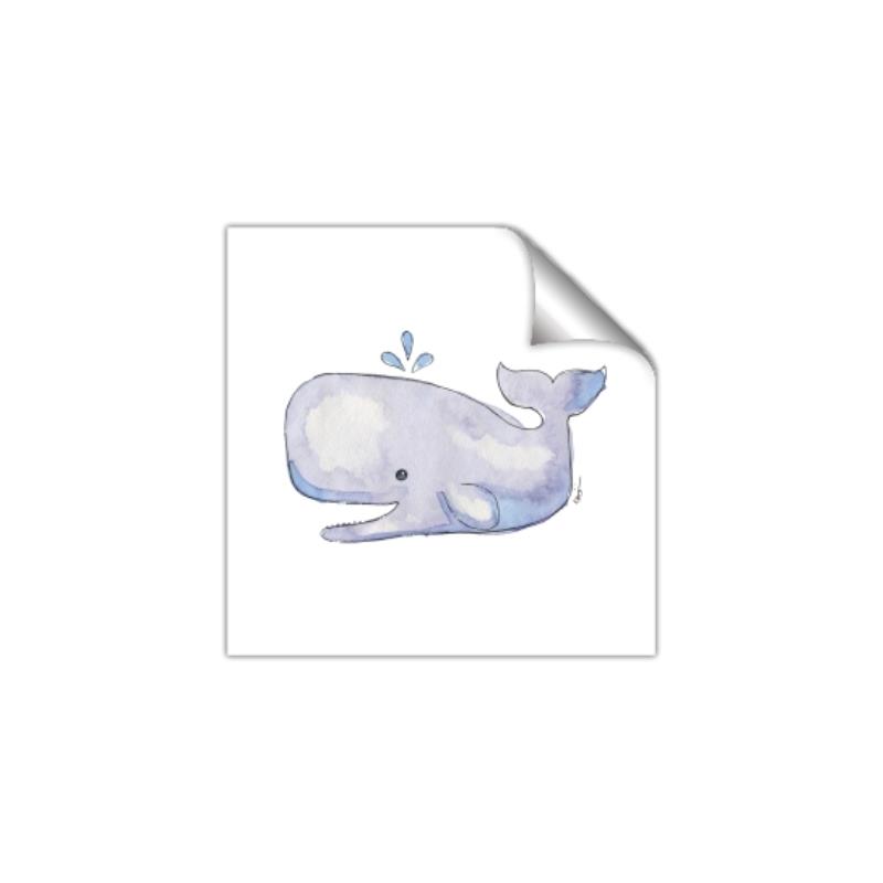 Picture of Purple Whale _GroupedProduct_Square_Mini_ _GroupedProduct_Square_Unframed_Print_Only_