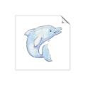Picture of Blue Dolphin _GroupedProduct_Square_Mini_ _GroupedProduct_Square_Unframed_Print_Only_