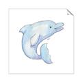 Picture of Blue Dolphin _GroupedProduct_Square_Mini_ _GroupedProduct_Square_Unframed_Print_Only_