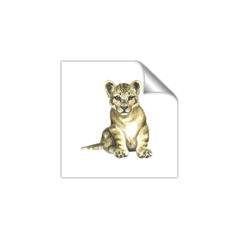Picture of Little Lion _GroupedProduct_Square_Mini_ _GroupedProduct_Square_Unframed_Print_Only_