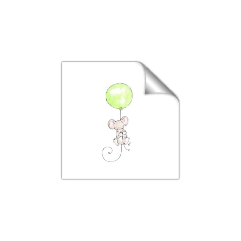Picture of Balloon Mouse _GroupedProduct_Square_Mini_ _GroupedProduct_Square_Unframed_Print_Only_