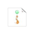 Picture of Balloon Fox _GroupedProduct_Square_Mini_ _GroupedProduct_Square_Unframed_Print_Only_