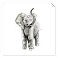 Picture of Little Elephant _GroupedProduct_Square_Mini_ _GroupedProduct_Square_Unframed_Print_Only_