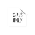 Picture of Girls Only _GroupedProduct_Square_Mini_ _GroupedProduct_Square_Unframed_Print_Only_