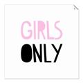 Picture of Girls Only Pink _GroupedProduct_Square_Mini_ _GroupedProduct_Square_Unframed_Print_Only_