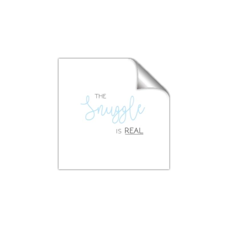 Picture of The Snuggle is Real Blue _GroupedProduct_Square_Mini_ _GroupedProduct_Square_Unframed_Print_Only_