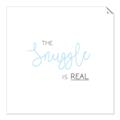 Picture of The Snuggle is Real Blue _GroupedProduct_Square_Mini_ _GroupedProduct_Square_Unframed_Print_Only_