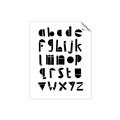 Picture of Black Letter Alphabet _GroupedProduct_Rectangle_Portrait_Mini_ _GroupedProduct_Rectangle_Portrait_Unframed_Print_Only_