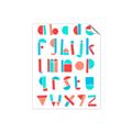 Picture of Multi Color Block Alphabet _GroupedProduct_Rectangle_Portrait_Mini_ _GroupedProduct_Rectangle_Portrait_Unframed_Print_Only_
