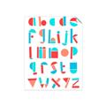 Picture of Multi Color Block Alphabet _GroupedProduct_Rectangle_Portrait_Mini_ _GroupedProduct_Rectangle_Portrait_Unframed_Print_Only_