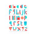 Picture of Multi Color Block Alphabet _GroupedProduct_Rectangle_Portrait_Mini_ _GroupedProduct_Rectangle_Portrait_Unframed_Print_Only_