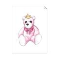 Picture of Pink Teddy _GroupedProduct_Rectangle_Portrait_Mini_ _GroupedProduct_Rectangle_Portrait_Unframed_Print_Only_