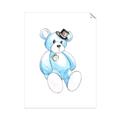 Picture of Blue Teddy _GroupedProduct_Rectangle_Portrait_Mini_ _GroupedProduct_Rectangle_Portrait_Unframed_Print_Only_