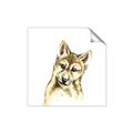 Picture of Woodland Wolf _GroupedProduct_Square_Mini_ _GroupedProduct_Square_Unframed_Print_Only_