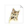 Picture of Woodland Wolf _GroupedProduct_Square_Mini_ _GroupedProduct_Square_Unframed_Print_Only_