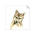 Picture of Woodland Wolf _GroupedProduct_Square_Mini_ _GroupedProduct_Square_Unframed_Print_Only_