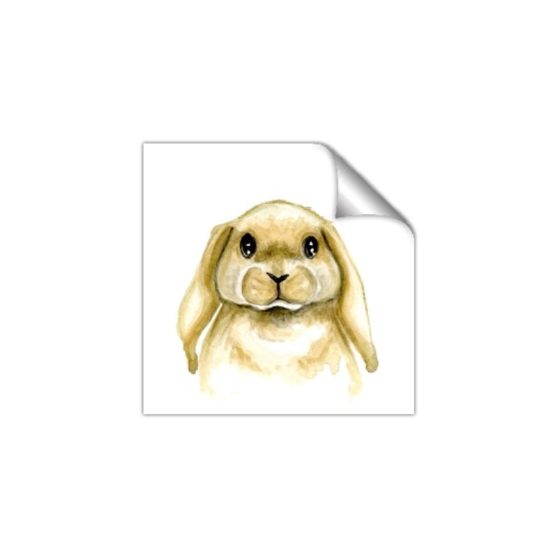 Picture of Woodland Bunny  _GroupedProduct_Square_Mini_ _GroupedProduct_Square_Unframed_Print_Only_
