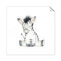 Picture of Baby Zebra _GroupedProduct_Square_Mini_ _GroupedProduct_Square_Unframed_Print_Only_
