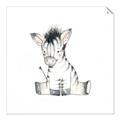 Picture of Baby Zebra _GroupedProduct_Square_Mini_ _GroupedProduct_Square_Unframed_Print_Only_