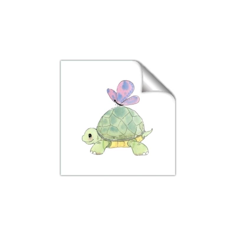 Picture of Turtle Crossing _GroupedProduct_Square_Mini_ _GroupedProduct_Square_Unframed_Print_Only_