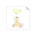 Picture of Heart Balloon Giraffe _GroupedProduct_Square_Mini_ _GroupedProduct_Square_Unframed_Print_Only_