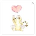 Picture of Heart Balloon Cheetah _GroupedProduct_Square_Mini_ _GroupedProduct_Square_Unframed_Print_Only_