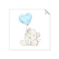 Picture of Heart Balloon Elephant _GroupedProduct_Square_Mini_ _GroupedProduct_Square_Unframed_Print_Only_