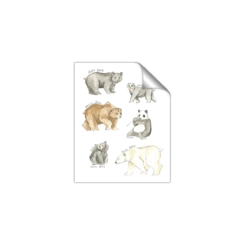 Picture of Bears _GroupedProduct_Rectangle_Portrait_Mini_ _GroupedProduct_Rectangle_Portrait_Unframed_Print_Only_