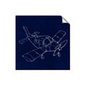 Picture of Airplane Navy I _GroupedProduct_Square_Mini_ _GroupedProduct_Square_Unframed_Print_Only_