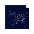 Picture of Airplane Navy I _GroupedProduct_Square_Mini_ _GroupedProduct_Square_Unframed_Print_Only_
