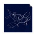 Picture of Airplane Navy I _GroupedProduct_Square_Mini_ _GroupedProduct_Square_Unframed_Print_Only_