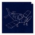 Picture of Airplane Navy I _GroupedProduct_Square_Mini_ _GroupedProduct_Square_Unframed_Print_Only_