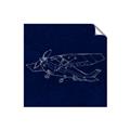 Picture of Airplane Navy II _GroupedProduct_Square_Mini_ _GroupedProduct_Square_Unframed_Print_Only_