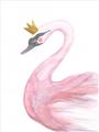 Picture of Pink Swan Queen  _GroupedProduct_Rectangle_Portrait_Mini_ _GroupedProduct_Rectangle_Portrait_Unframed_Print_Only_