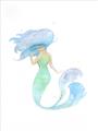 Picture of Mermaid Ana _GroupedProduct_Rectangle_Portrait_Mini_ _GroupedProduct_Rectangle_Portrait_Unframed_Print_Only_