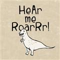 Picture of Hear me Roar Beige Bkg _GroupedProduct_Square_Mini_ _GroupedProduct_Square_Unframed_Print_Only_