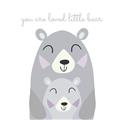 Picture of Loved Little Bear _GroupedProduct_Square_Mini_ _GroupedProduct_Square_Unframed_Print_Only_