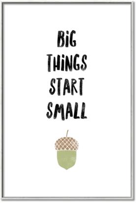 Picture of Big Things Start Small