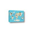 Picture of Animals Map of the World _GroupedProduct_Rectangle_Landscape_Canvas_
