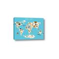 Picture of Animals Map of the World _GroupedProduct_Rectangle_Landscape_Canvas_