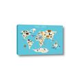 Picture of Animals Map of the World _GroupedProduct_Rectangle_Landscape_Canvas_