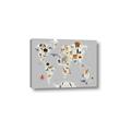 Picture of Animals Map Grey _GroupedProduct_Rectangle_Landscape_Canvas_