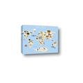 Picture of Animals Map Light Blue _GroupedProduct_Rectangle_Landscape_Canvas_