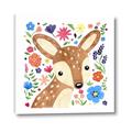 Picture of In the Garden Deer _GroupedProduct_Square_Mini_ _GroupedProduct_Square_Canvas_