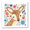 Picture of In the Garden Deer _GroupedProduct_Square_Mini_ _GroupedProduct_Square_Canvas_