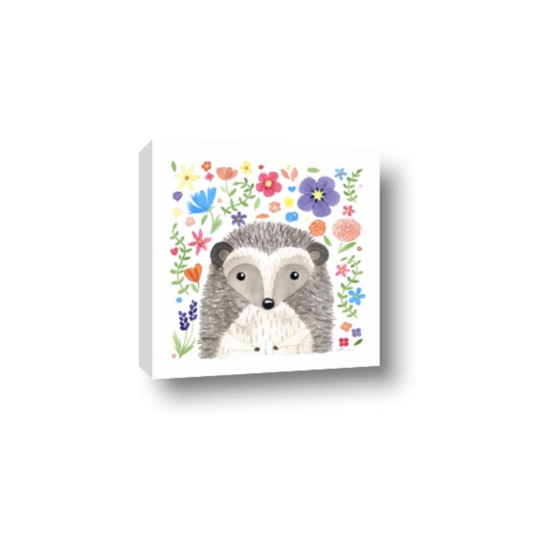 Picture of In the Garden Hedgehog _GroupedProduct_Square_Mini_ _GroupedProduct_Square_Canvas_