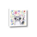 Picture of In the Garden Raccoon _GroupedProduct_Square_Mini_ _GroupedProduct_Square_Canvas_